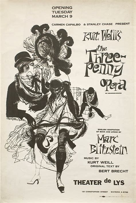 The Threepenny Opera Original 1954 U.S. Mini Poster - Posteritati Movie ...