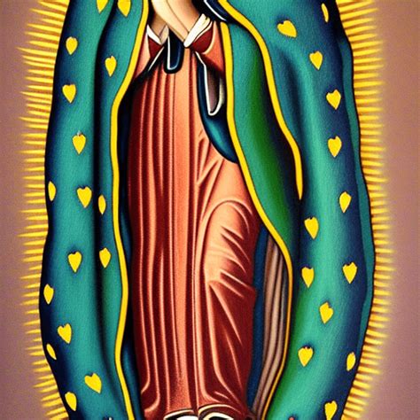 Our Lady of Guadalupe Painting · Creative Fabrica