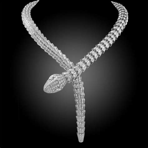 Bulgari Pavé Diamond Serpenti Necklace at 1stDibs | bulgari serpenti necklace, bulgari diamond ...