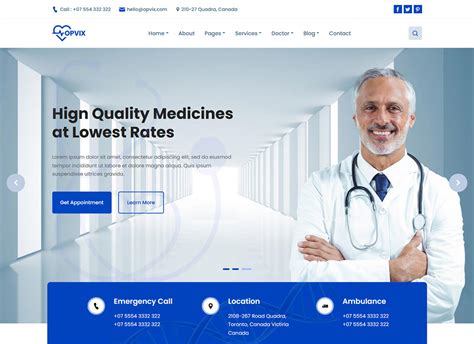 Hospital Website Templates