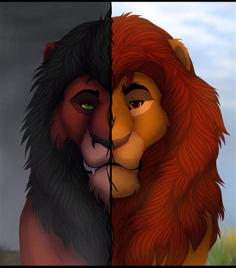 Brothers (Scar and Mufasa) by Kofe-Myp on DeviantArt