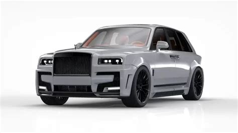 Rolls-Royce Cullinan that's been modified with 3D-printed panels ...