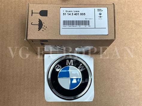 BMW Genuine E83 X3 Rear Trunk Hatch BMW Emblem Decal Badge NEW | eBay