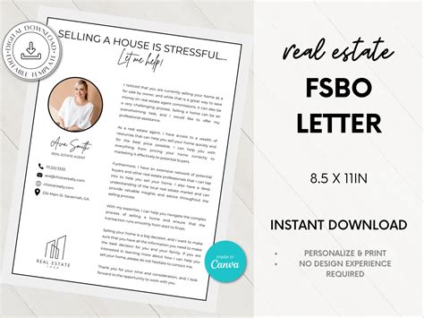 FSBO Letter Real Estate FSBO Flyer Template for Sale by - Etsy Negotiation Skills, Real Estate ...
