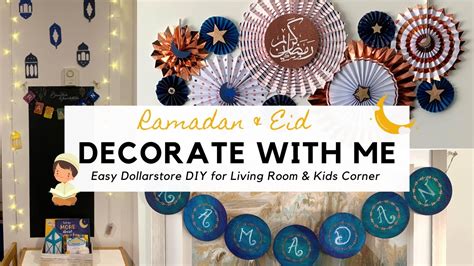 Decorating for Ramadan & Eid | Dollarstore DIY - YouTube