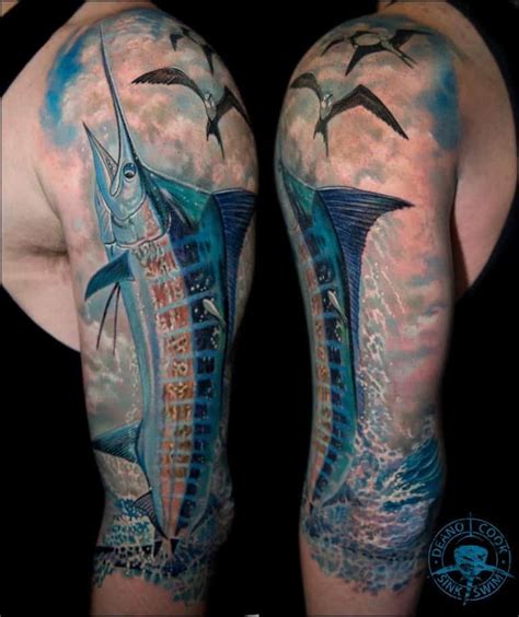 60+ Blue Marlin Tattoo Ideas & Meanings