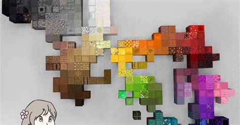 Colour block palette 1.16 : Minecraft | Minecraft crafts, Minecraft ...