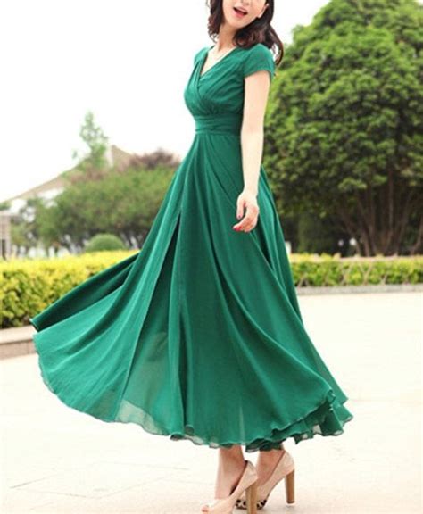 Jade Green Long Dress Circumference OnePiece by dresstore2000, $89.99- for Taurus | Long skirt ...