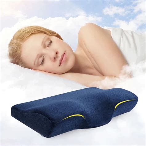 Foam Memory Pillow Sleep Cervical Orthopedic Pillow Memory Foam Slow ...