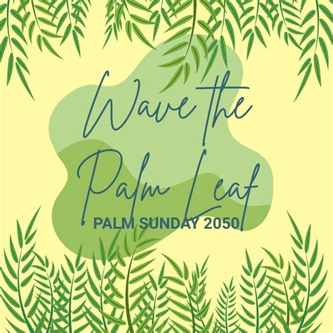 Palm Sunday WhatsApp Post Template - Edit Online & Download Example ...