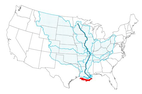 Map Mississippi River Watershed - Share Map