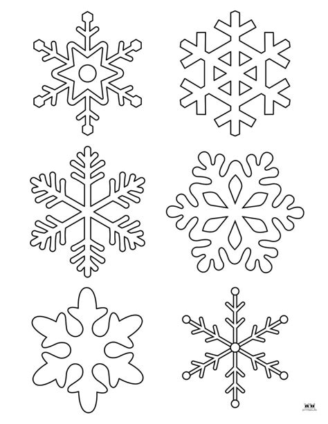 Snowflake Coloring Pages - 25 FREE Printable Pages - PrintaBulk