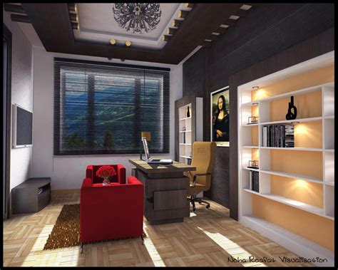 Modern manager office room - By Noha Raafat- 273476_noha :: Tasmeem ME