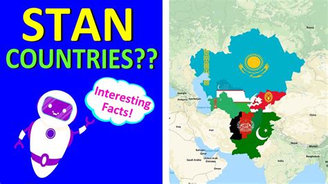 What are the stan countries? Interesting facts | Country flags | Central Asia | Fun Facts - YouTube