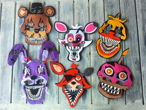 Foxy mask Halloween/ Nightmare Foxy Cosplay / Five Nights at | Etsy