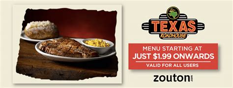 10% off Texas Roadhouse Coupons & Promo Codes September 2022