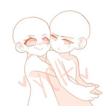 ||AUCTION|| Semi-Chibi Couple YCH- CLOSED! by Shizuoki | Anime poses reference, Chibi sketch ...