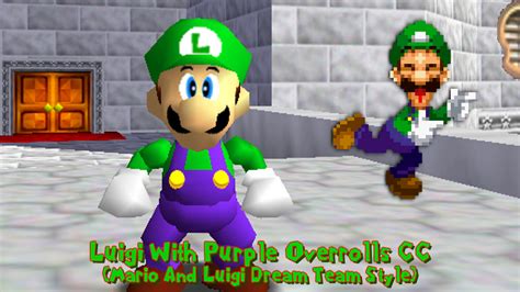 Luigi With Purple Overalls (SM64 CC) by mbf1000 on DeviantArt