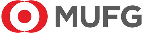 the mufcg logo is shown in grey and red colors on a white background