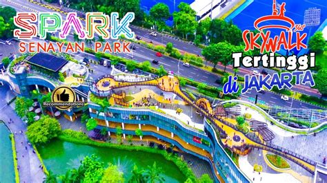 SKYWALK SENAYAN PARK - Walking Around Spark Mall Senayan - YouTube