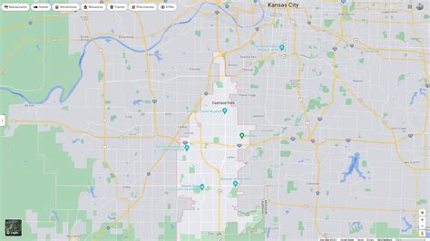 Overland Park Kansas Map - United States