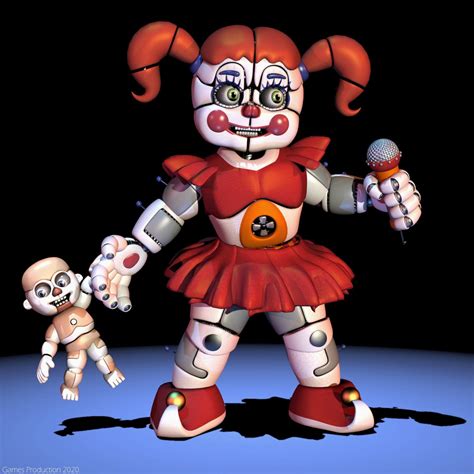 A Circus Baby model showcase! : r/fivenightsatfreddys