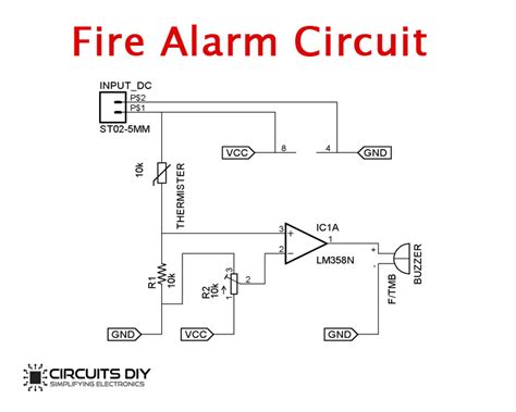 Siren Alarm Circuit Diagram Using Lm358