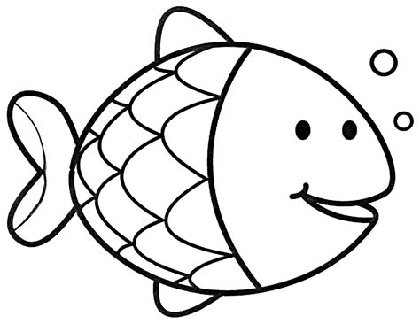 Peces para imprimir | Easy coloring pages, Kids printable coloring ...