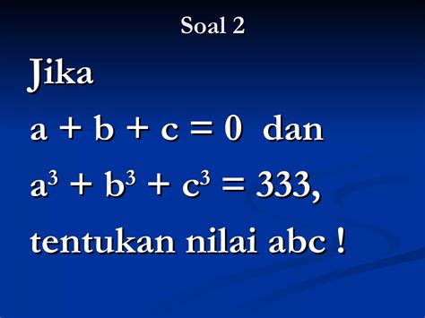 Soa Lmanipulasi Perpangkatan Bentuk Aljabar | PPT