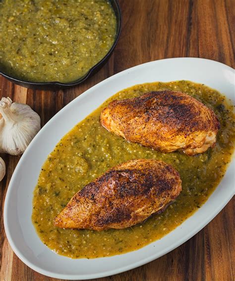 roasted chicken with tomatillo sauce - glebe kitchen