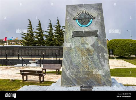 A Monument to the Fallen: Memorial to crew of General Belgrano, Ushuaia, Argentina, Tuesday ...