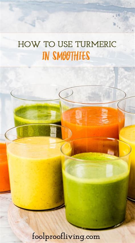 BEST Turmeric Smoothie Recipes & How To Use Turmeric In Smoothies