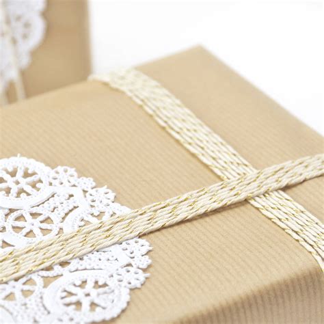 kraft brown gift wrapping paper by peach blossom | notonthehighstreet.com