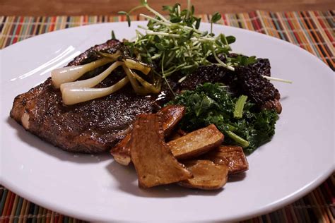 Sous Vide Bone-In Ribeye with Pickled Ramps Recipe