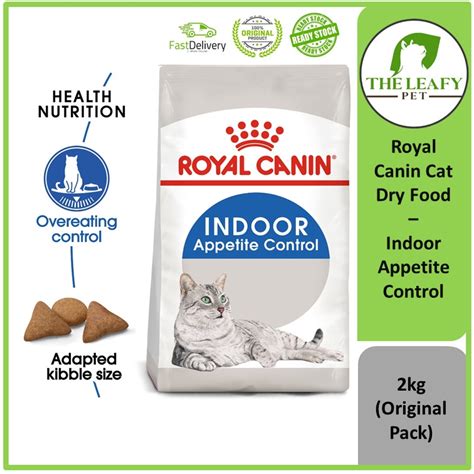 Royal Canin Indoor Appetite Control Cat Dry Food - 2kg Original Pack | Shopee Malaysia