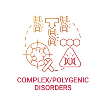 Complexpolygenic Disorders Concept Icon Illness Human Structure Vector, Illness, Human ...