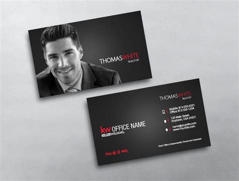 This Minimal & Modern Keller Williams Business Card Is with regard to ...