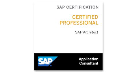 SAP Certified Professional - SAP Architect - Credly