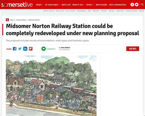 Midsomer Norton Railway Station could be completely redeveloped under new planning proposal ...