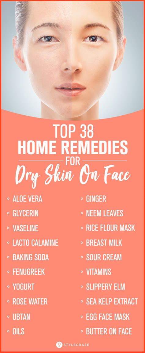 38 Home Remedies To Get Rid Of Dry Skin On The Face | Dry skin on face, Dry skin remedies, Dry ...