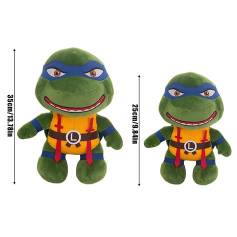 Teenage Mutant Ninja Turtles Plush Tmnt Leonardo Plushie Cute Turtle Plushies Doll For Children ...