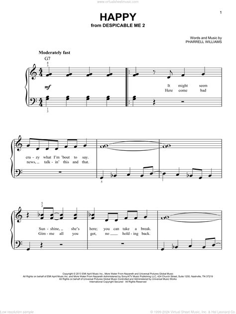 Printable Piano Music Sheets