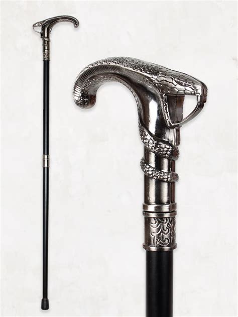 Snake-Head Luxury Walking Cane For Men Fashion Decorative Walking Stick ...