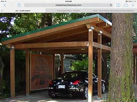 Timber framed carport | House styles, House design, Wooden garage