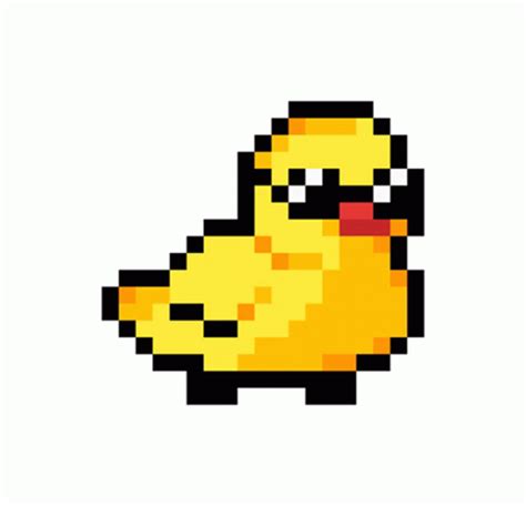 Duck Pixel GIF - Duck Pixel Pixel Art - Discover & Share GIFs