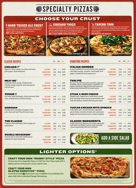 Old Chicago | Menu | Delivery | Order Online | Lincoln NE | City-wide ...