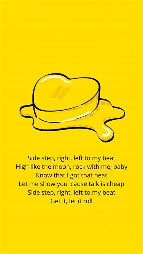 Download BTS Butter Song Lyrics Wallpaper | Wallpapers.com
