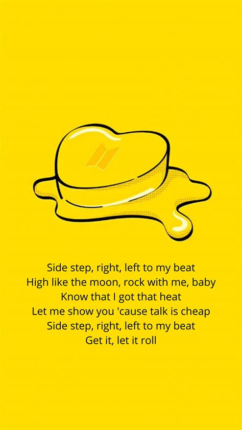 Download BTS Butter Song Lyrics Wallpaper | Wallpapers.com