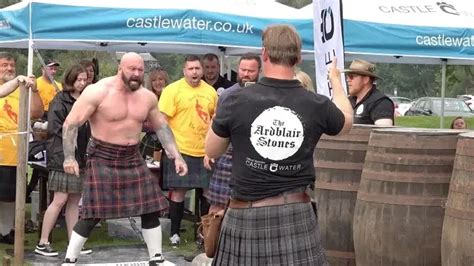 Scottish strongman Andy Cairney wins the Donald Dinnie Games 2019 ...