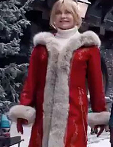 The Christmas Chronicles 2 Goldie Hawn Coat | Mrs. Claus Coat